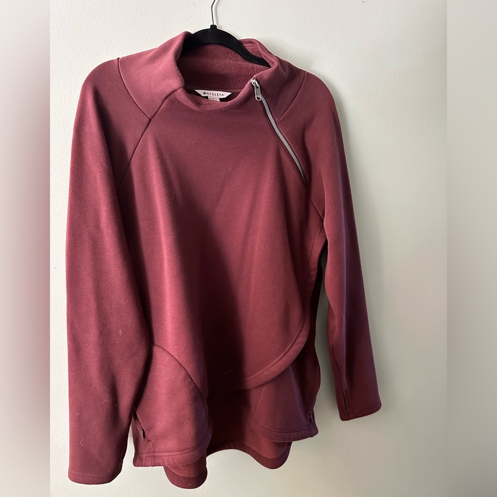 XL Athleta Cozy Karma Twist Neck Sweatshirt